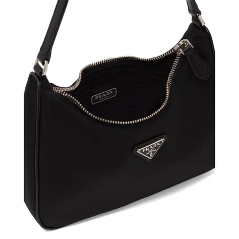 prada re-edition 2005 nylon and saffiano leather mini-bag price|prada saffiano shoulder bag.